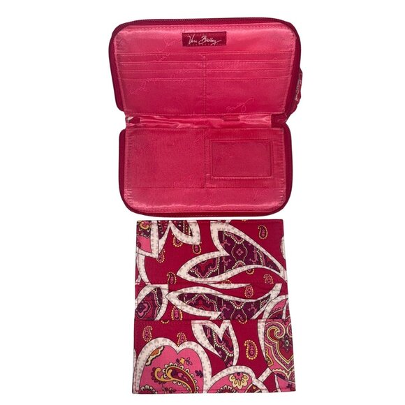 Vera Bradley Rosy Posies Retired Print Tote Bag & Accessories Set Quilted Cotton - Picture 3 of 9